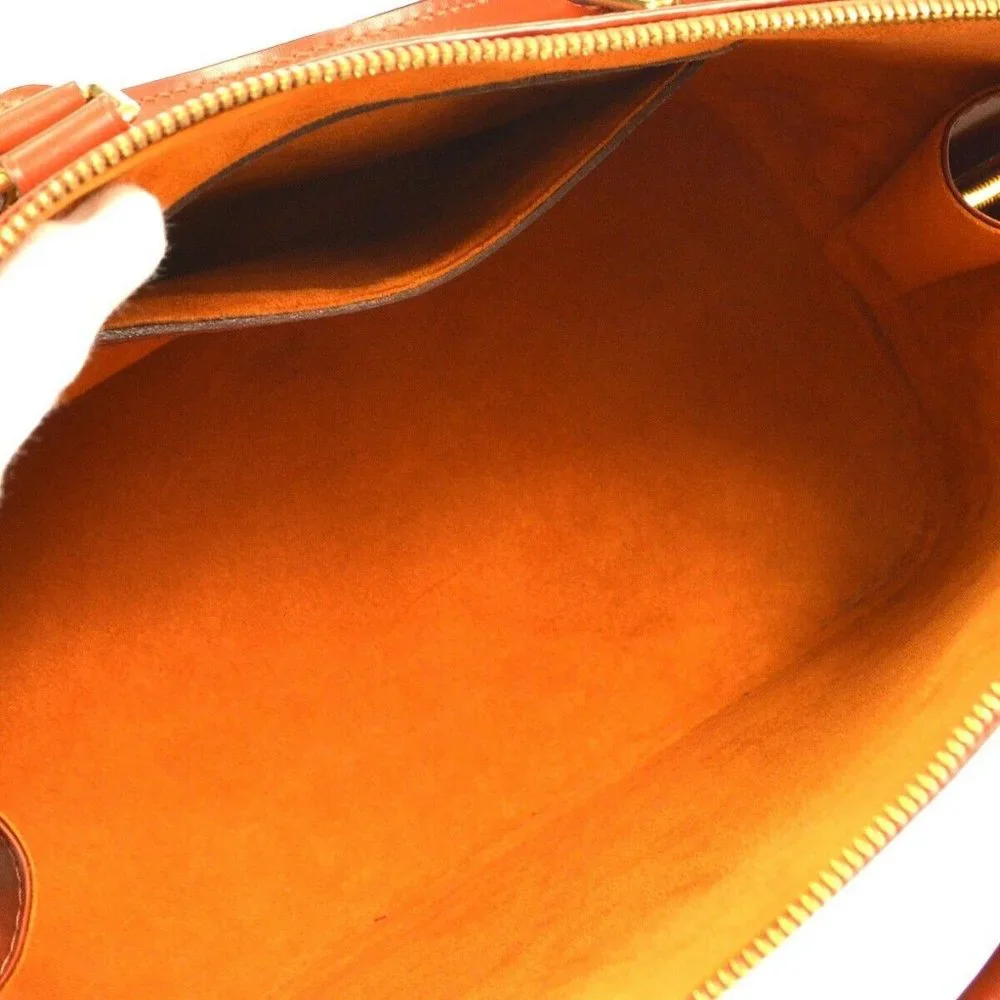 Louis Vuitton Alma Handbag Purse Brown